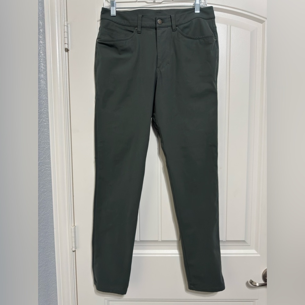 Lululemon ABC Pant Slim 30" Warpstreme in Smoked Spruce